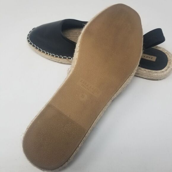 ZARA Basics Sandal. Black. Size 39. From Zara Basic Collection. - Picture 14 of 15